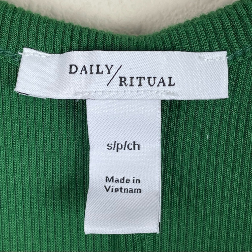 Daily Ritual Green Ribbed Racerback Maxi Dress - Picture 8 of 10